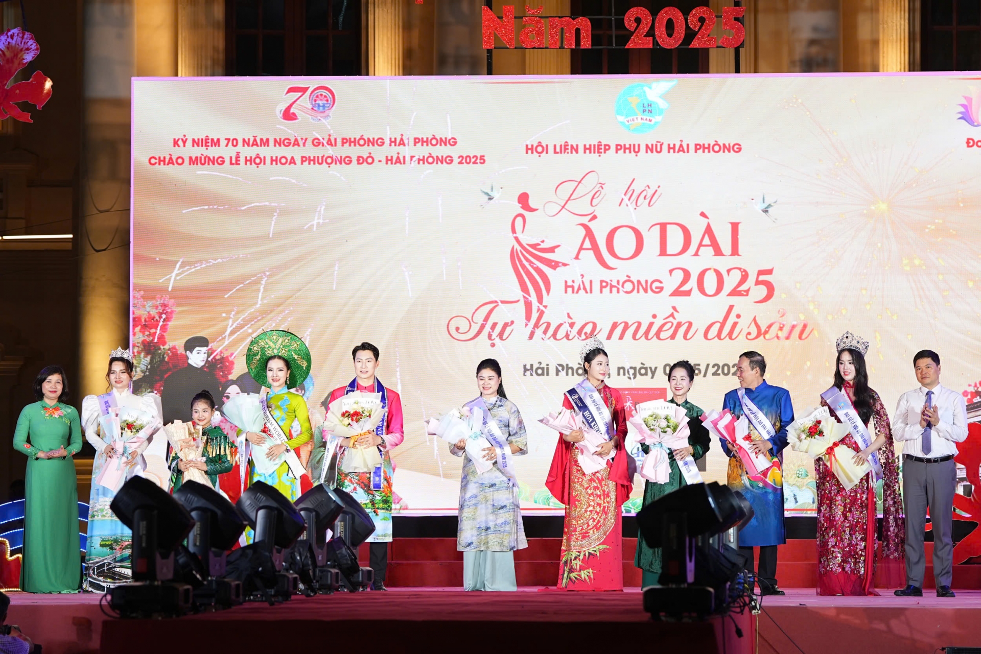 Ban tổ chức công bố các đại sứ Lễ hội áo dài Hải Phòng năm 2025.